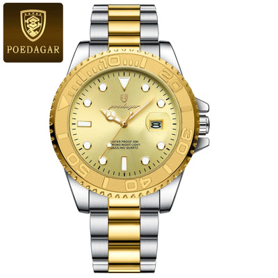 Luxury Waterproof Quartz Watch for Men with Luminous Feature - Smarsty