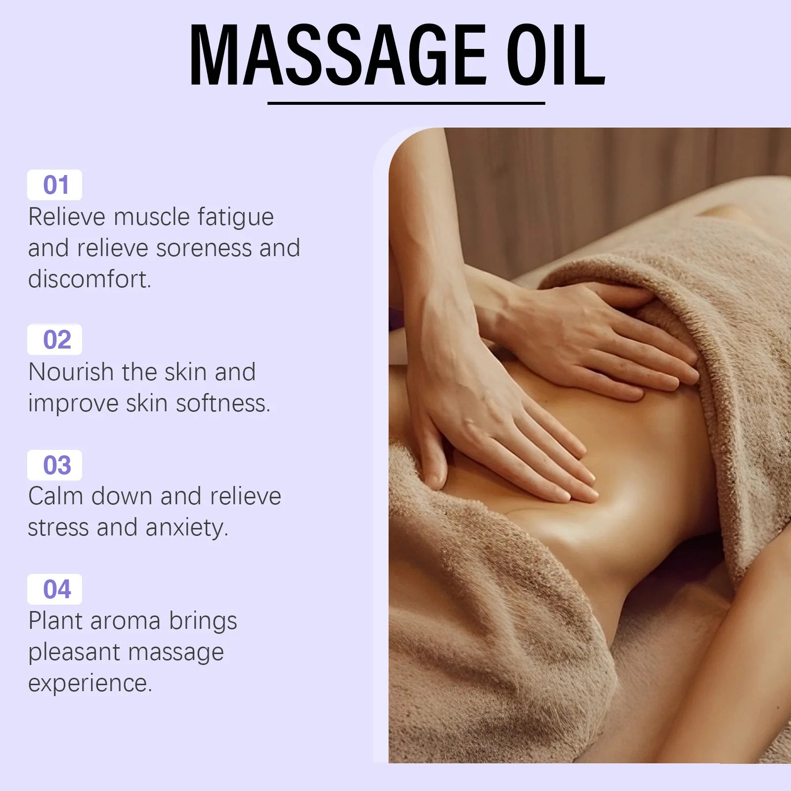 OceAura Lavender Essential Oil for Stress Relief and Better Sleep - Smarsty