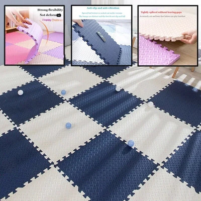 8-16pcs Baby Puzzle Floor Kids Carpet Bebe Mattress EVA Foam Baby Blanket Educational Toys Play Mat for Children 30x1cm by Smarsty