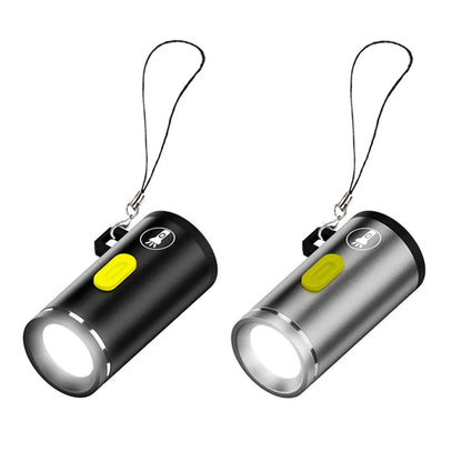 LED Small Pocket Flashlight Aluminum Alloy Portable Camping Flashlight Outdoor Emergency Light for Outdoor Hiking Camping