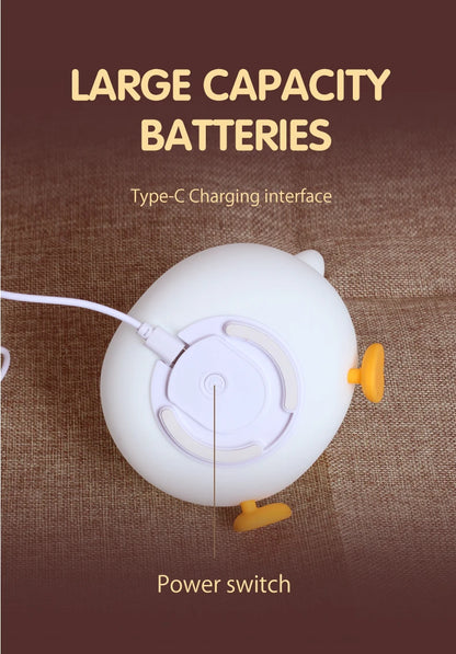 Cute Duck Night Light with Touch Sensor and Timer - Smarsty