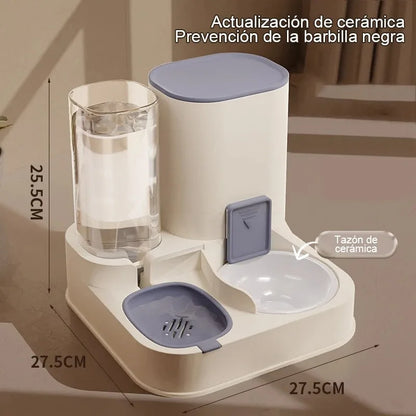 Automatic Cat Feeder with Water Dispenser Large Capacity - Smarsty