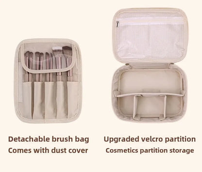 New Women's Cosmetic Bag Portable Storage Bag Large Capacity Luxury Makeup Bag Travel Organizer Essentials Toiletry Bags - Smarsty
