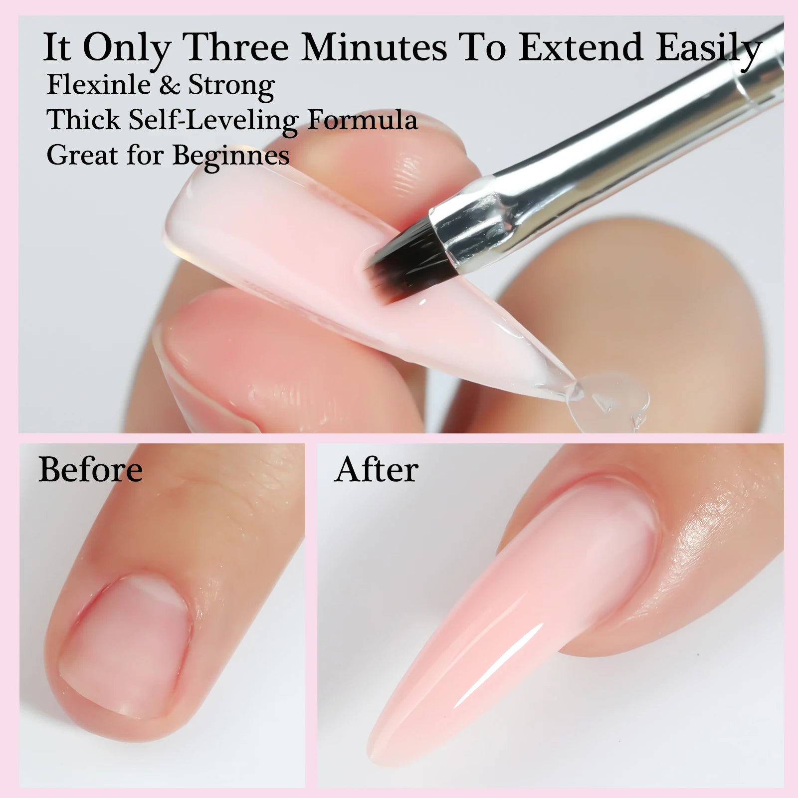 150g Large Capacity Nail Extension Gel for DIY Art - Smarsty