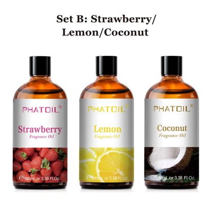 PHATOIL 100ml Aromatherapy Fragrance Oil Pure Essential Oils - Smarsty