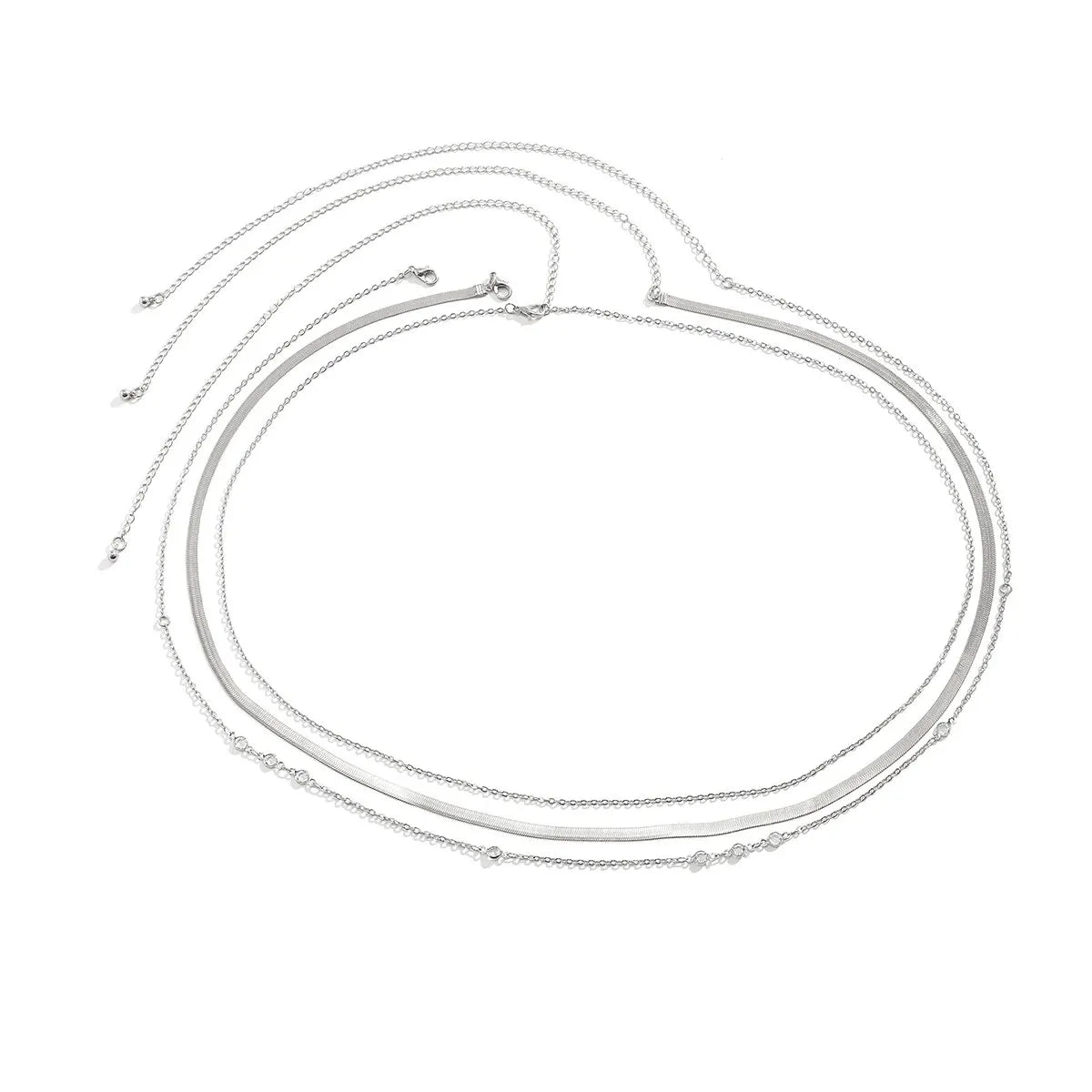 3Pcs Gold Snake Chain Belly Waist Chain for Women - Smarsty