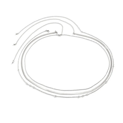 Gold Flat Snake Chain Belly Waist Chain for Women - Smarsty