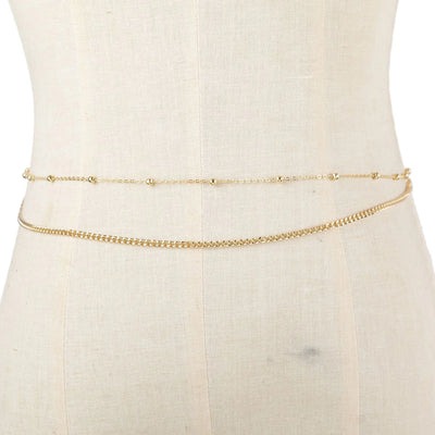 Rhinestone Belly Chain for Summer Beach Fashion - Smarsty