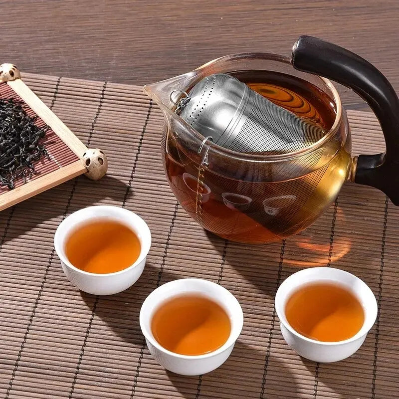 Tea Strainer Stainless Steel Tea Infuser Tea Leaves Spice Seasoning Ball Strainer Teapot Fine Mesh Coffee Filter Teaware - Smarsty