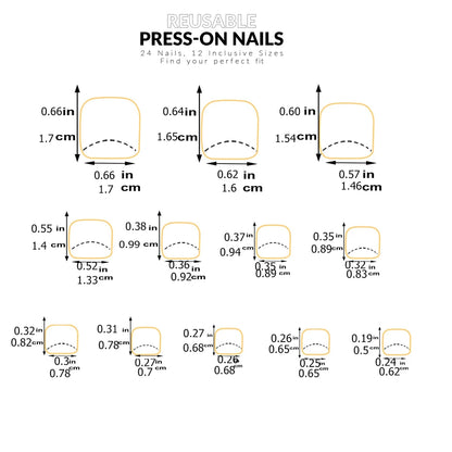 24PCS Pink French Tip Press On Toe Nails - Smarsty