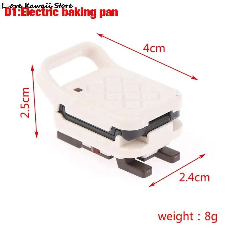 Miniature Dollhouse Furniture Set For Dolls House Mini Toy Kit Accessories TV Kitchen Home Fridge Kids Pretend Play Diy Figurine by Smarsty