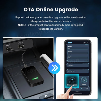 Wireless CarPlay Android Auto 2in1 Car Adapter Pro Box - Smarsty