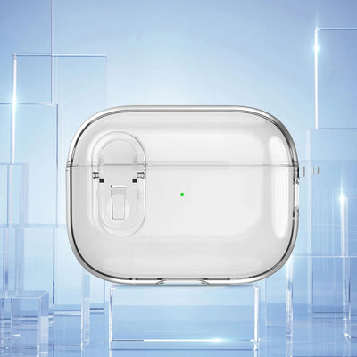 Transparent Bluetooth Earphone Case with Charging Port - Smarsty