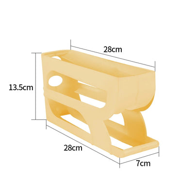 Automatic Roll-out Egg Storage Device Household Refrigerator Storage Box Egg Box Can Hold 30 Eggs High Quality Egg Rack Kitchen by Smarsty
