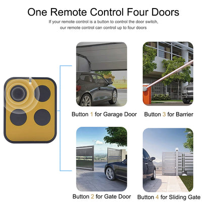 Universal Garage Door Remote Control Cloner with Multifrequency Capability - Smarsty
