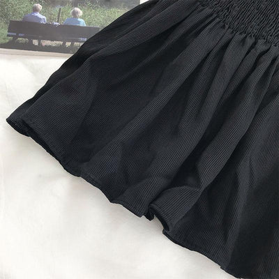 Sexy Tank Top Bow Halter Crop Tops Women Summer Folds Camis Backless Camisole Casual Bandage Tee Female Sleeveless Cropped Vest - Smarsty
