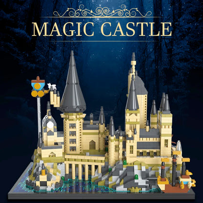 New Wizardry Castle Micro Building Blocks Sets Harry Potter Gothic Architecture DIY Model Kit for Kids & Adults Gifts 2700+pcs by Smarsty