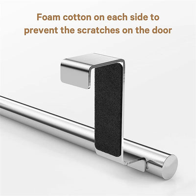 Stainless Steel Over Door Towel Rack for Space Saving - Smarsty