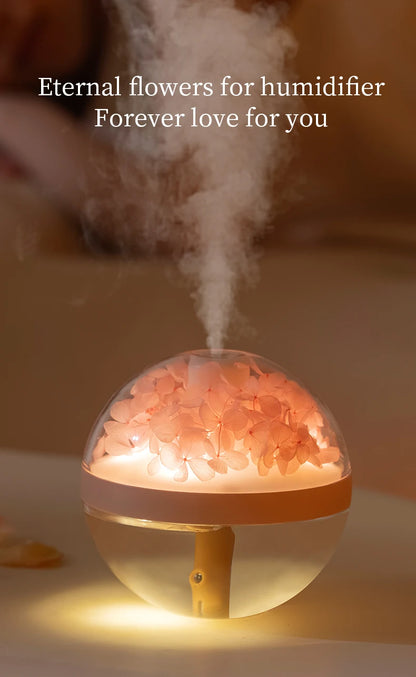 USB Rechargeable 270ML Air Humidifier with LED Light - Smarsty