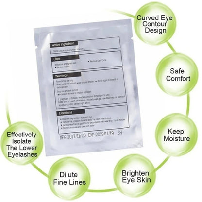 100 Pairs Eye Patches for Eyelash Extensions with Comfort Fit - Smarsty