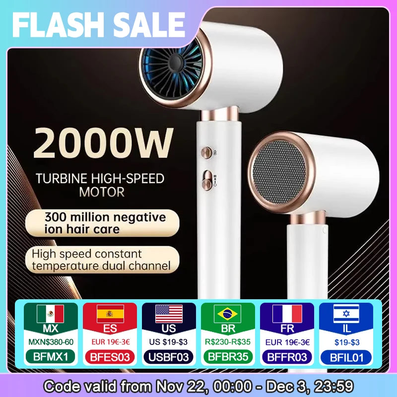 High-Speed Hair Dryer with Low Noise Technology - Smarsty