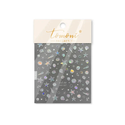 Summer Beach Nail Art Stickers with Ocean Designs - Smarsty