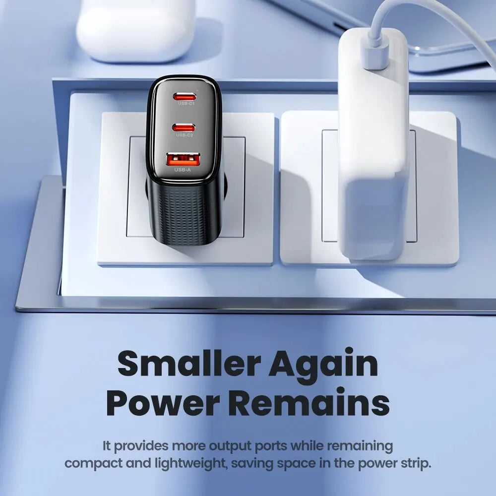 40W GaN USB C Travel Charger Fast Charge for Phones - Smarsty