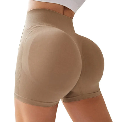 Women's High Waist Peach Lift Hip Sports Shorts Tight Yoga Shorts Shorts for Women Women's Shorts Summer Womens Shorts Elegant - Smarsty
