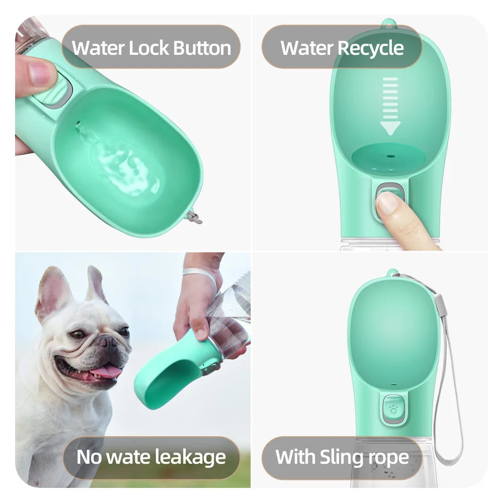 Portable Dog Water Bottle Leakproof for Outdoor Use - Smarsty