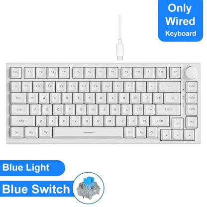Gaming Mechanical Keyboard 82 Key 75 Percent Dual Mode