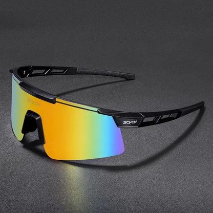 SCVCN Photochromic Cycling Glasses Bike Mountain Bicycle Golf UV400 Sunglasses Sport Protection Glasses for Men Women Baseball
