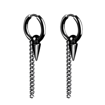 Punk Stainless Steel Stud Earrings Set for Men and Women - Smarsty