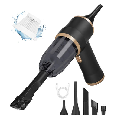 High Power Car Blower Vacuum, 2-in-1 Strong Suction & Blowing, Portable for Auto/Home Cleaning, Dust Removal from Seat/Mat/Trunk - Smarsty