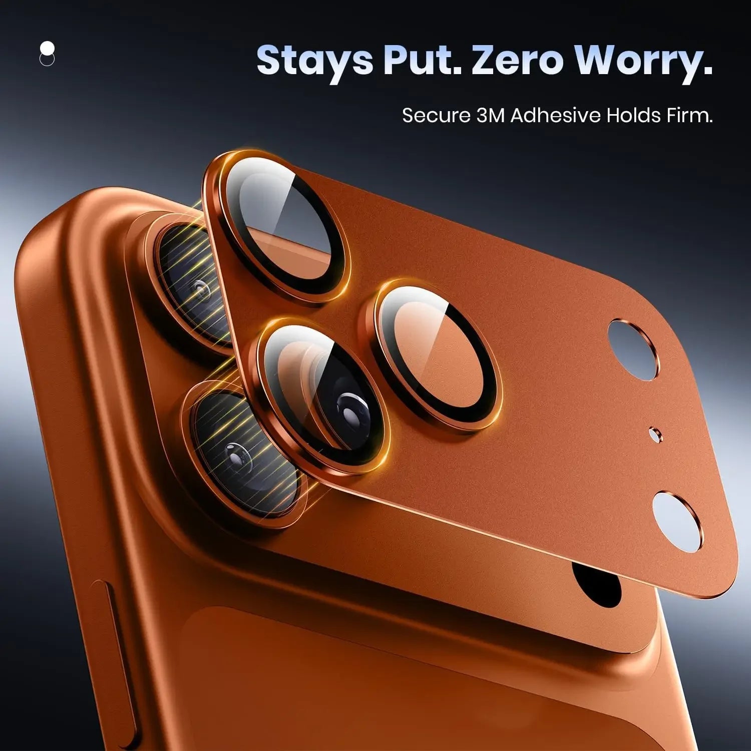 for iPhone 17 Pro Max 17Air Camera Lens Protector Strong Adsorption Metal 9H+ Tempered Glass Camera Screen Full Protective Cover - Smarsty