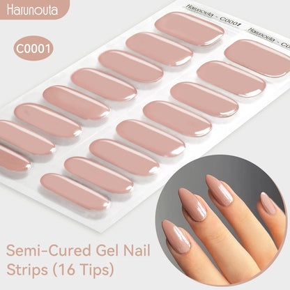 Gradient Auroras Gel Nail Strips for Easy DIY Manicure - Smarsty