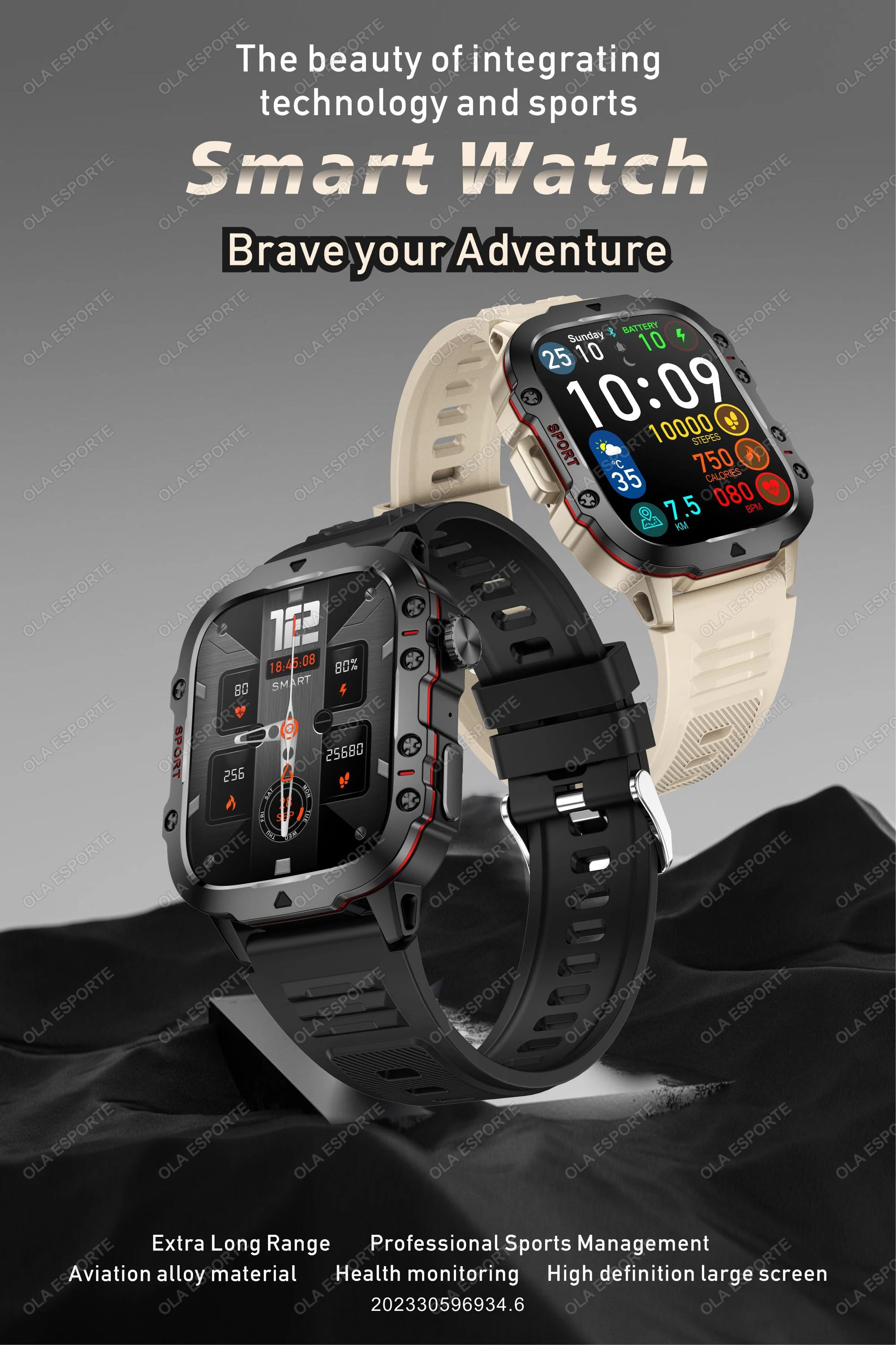 Xiaomi Military Smart Watch for Men with Health Monitor - Smarsty