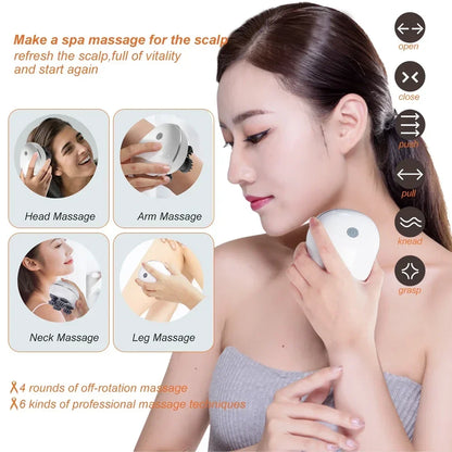 Infrared Scalp Massager for Hair Growth and Relaxation - Smarsty