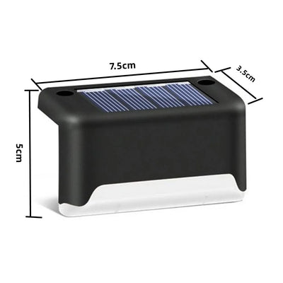 Solar LED Garden Lights Waterproof Outdoor Step Lamps - Smarsty