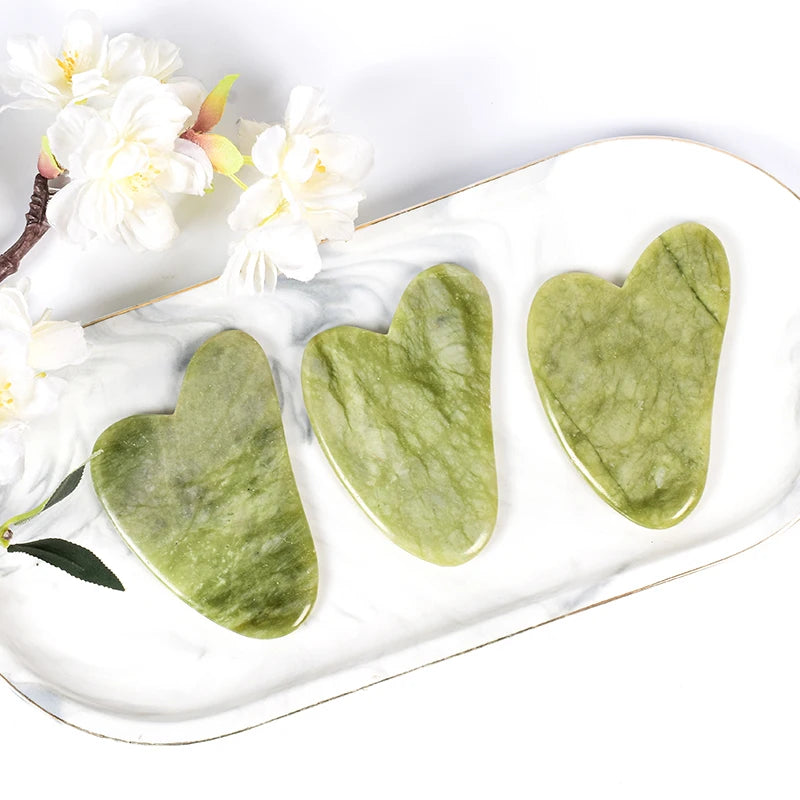 Natural Jade Gua Sha Scraper for Glowing Skin - Smarsty