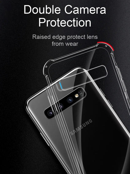 Transparent Silicone Case For Galaxy Phones Soft Shockproof - Smarsty