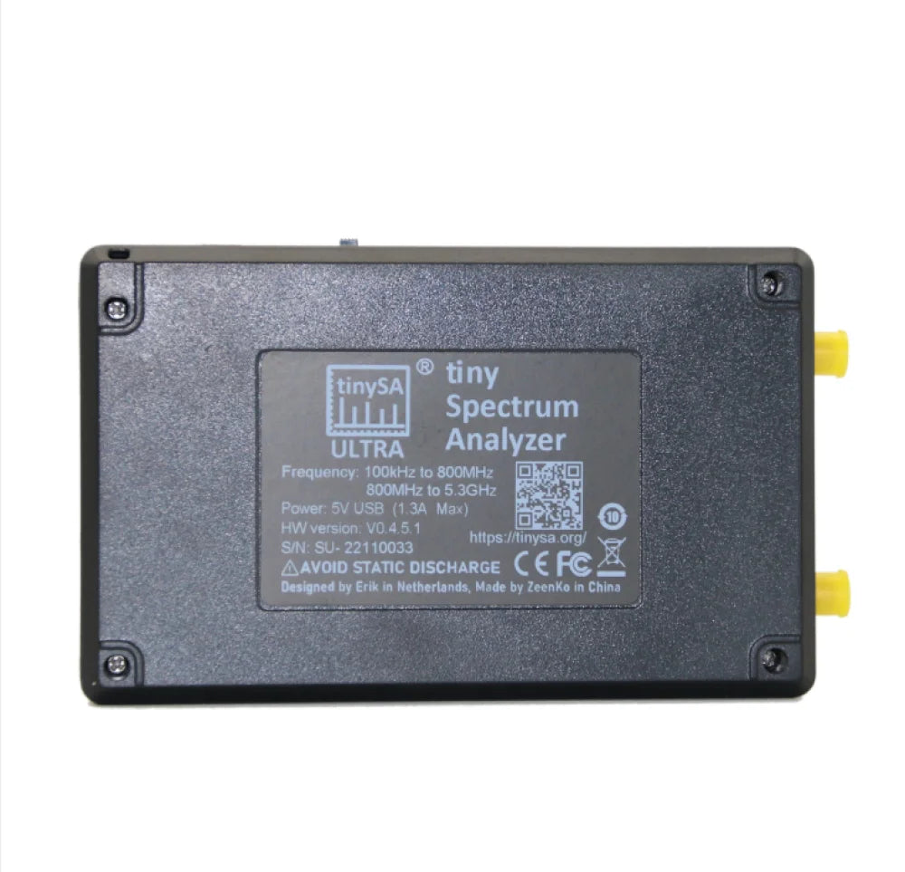 TinySA Ultra Spectrum Analyzer 4 Inch Display 100kHz to 5.3GHz - Smarsty