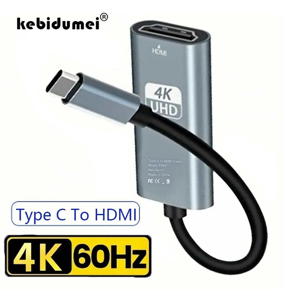 4K Type C to HDMI Adapter with USB 3.1 Performance - Smarsty