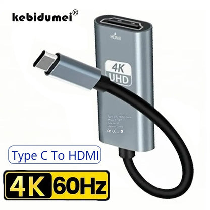 4K Type C to HDMI Adapter with USB 3.1 Performance - Smarsty