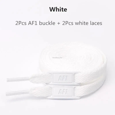 Original AF1 Shoelaces Combination White Flats laces and Shoe Decoration Suit Sneaker Shoelace Air Force one Shoes Accessories - Smarsty