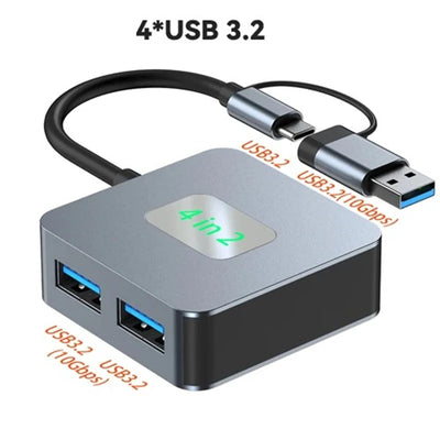USB C Hub Docking Station Multiport 4K HDMI RJ45 VGA - Smarsty