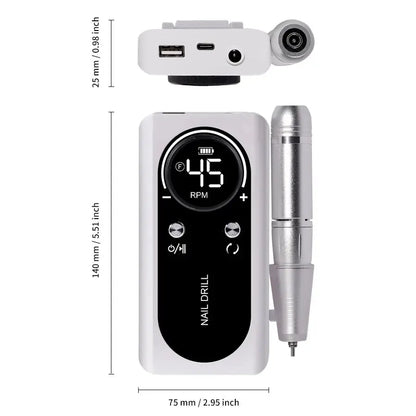 Professional Electric Nail Drill Machine for Manicure - Smarsty