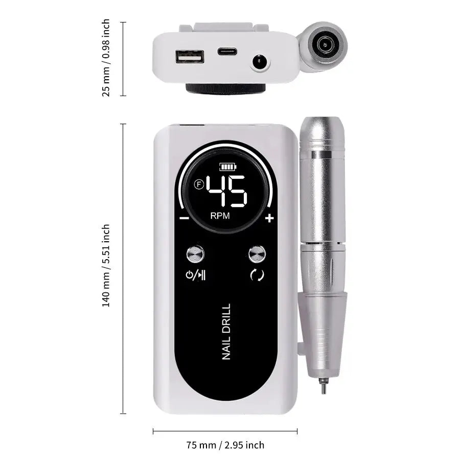 Professional Electric Nail Drill Machine for Manicure - Smarsty