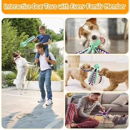 Interactive Plush Dog Octopus Toy with Sound - Smarsty