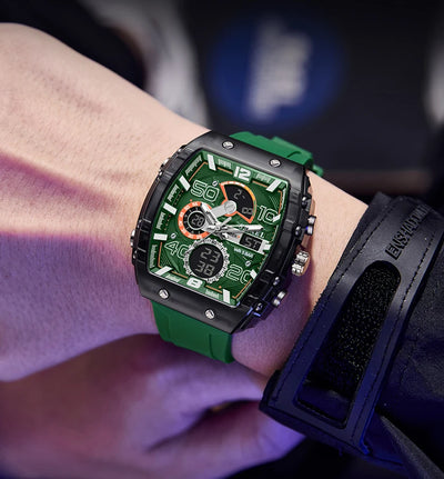 SMAEL 8109 Waterproof Luminous Dual Display Watch - Smarsty