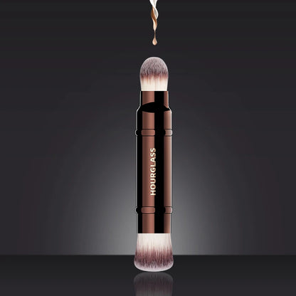 Hourglass Retractable Double-Ended Makeup Brush for Flawless Application - Smarsty